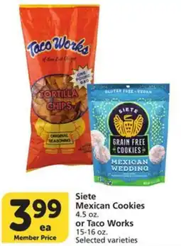 Albertsons Siete Mexican Cookies offer