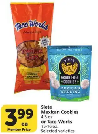 Albertsons Siete Mexican Cookies offer