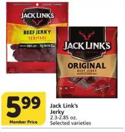 Albertsons Jack Link's Jerky offer