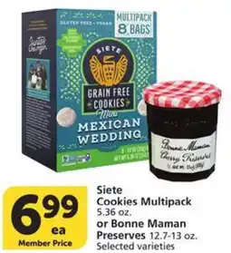 Albertsons Siete Cookies Multipack offer