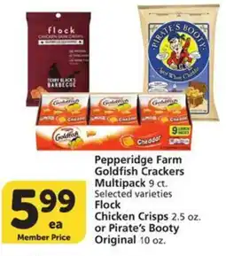 Albertsons Pepperidge Farm Goldfish Crackers Multipack offer