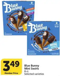 Albertsons Blue Bunny Mini Swirls offer