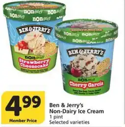 Albertsons Ben & Jerry's Non-Dairy Ice Cream offer