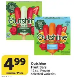 Albertsons Outshine Fruit Bars offer