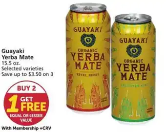 Albertsons Guayaki Yerba Mate offer