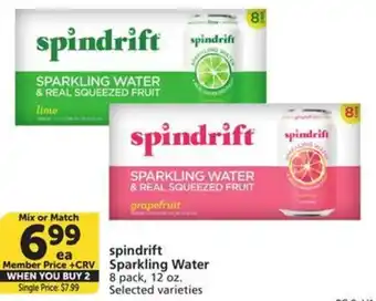 Albertsons spindrift Sparkling Water offer