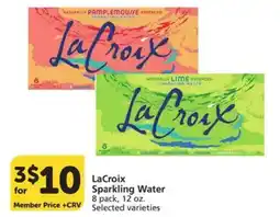 Albertsons LaCroix Sparkling Water offer