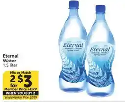 Albertsons Eternal Water offer