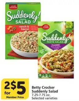 Albertsons Betty Crocker Suddenly Salad offer