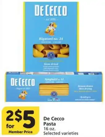 Albertsons De Cecco Pasta offer
