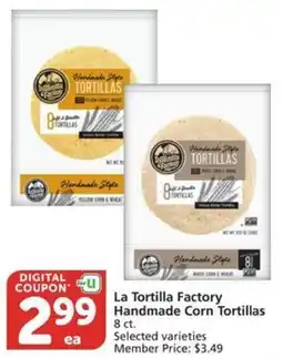 Albertsons La Tortilla Factory Handmade Corn Tortillas offer