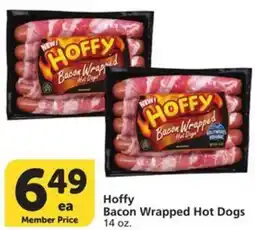 Albertsons Hoffy Bacon Wrapped Hot Dogs offer