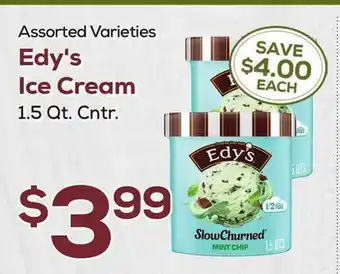 DeCicco & Sons Edy's Ice Cream offer