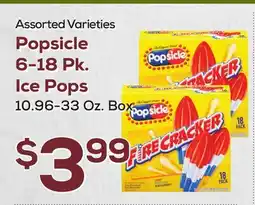 DeCicco & Sons Popsicle 6-18 Pk. Ice Pops offer