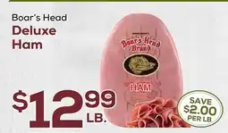 DeCicco & Sons Boar's Head Deluxe Ham offer