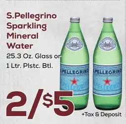 DeCicco & Sons S.Pellegrino Sparkling Mineral Water offer