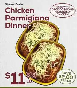 DeCicco & Sons Chicken Parmigiana Dinner offer