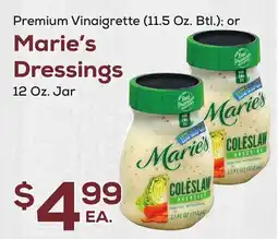 DeCicco & Sons Marie's Dressings offer