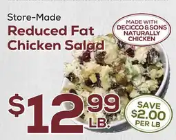 DeCicco & Sons Reduced Fat Chicken Salad offer