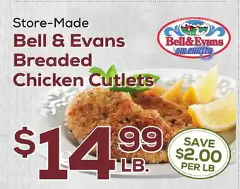 DeCicco & Sons Bell & Evans Breaded Chicken Cutlets offer