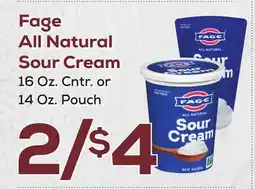 DeCicco & Sons Fage All Natural Sour Cream offer