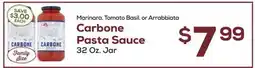 DeCicco & Sons Carbone Pasta Sauce offer