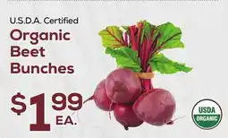 DeCicco & Sons Organic Beet Bunches offer