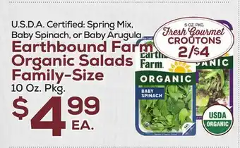 DeCicco & Sons Earthbound Farm Organic Salads Family-Size offer