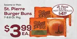 DeCicco & Sons Sesame or Plain St. Pierre Burger Buns offer