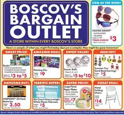 Boscov's BOSCOV'S BARGAIN OUTLET offer