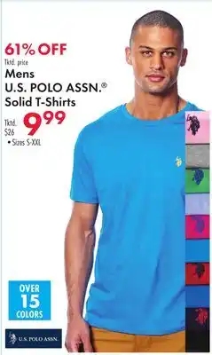Boscov's Mens U.S. POLO ASSN. Solid T-Shirts offer
