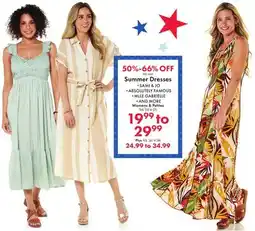 Boscov's Summer Dresses offer