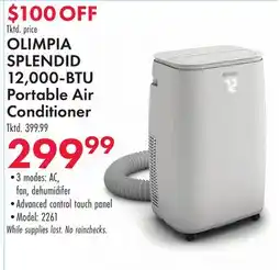 Boscov's OLIMPIA SPLENDID 12,000-BTU Portable Air Conditioner offer