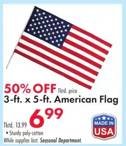 Boscov's 3-ft. x 5-ft. American Flag offer