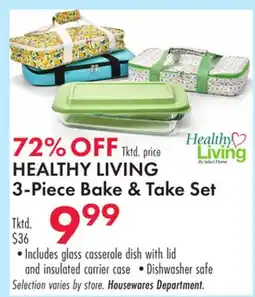 Boscov's HEALTHY LIVING 3-Piece Bake & Take Set offer