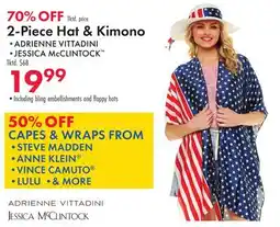 Boscov's 2-Piece Hat & Kimono offer