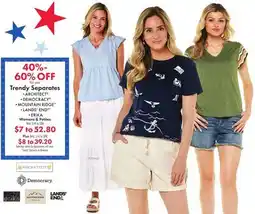 Boscov's Trendy Separates offer