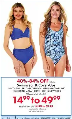 Boscov's Swimwear & Cover-Ups offer