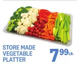 Kings Food Markets STORE MADE VEGETABLE PLATTER offer