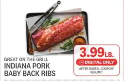 Kings Food Markets INDIANA PORK BABY BACK RIBS offer