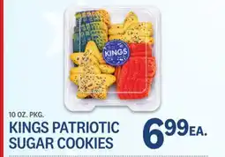 Kings Food Markets KINGS PATRIOTIC SUGAR COOKIES offer