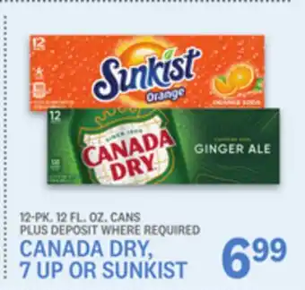 Kings Food Markets CANADA DRY, 7 UP OR SUNKIST offer