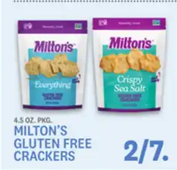Kings Food Markets MILTON'S GLUTEN FREE CRACKERS offer