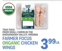 Kings Food Markets FARMER FOCUS ORGANIC CHICKEN WINGS offer