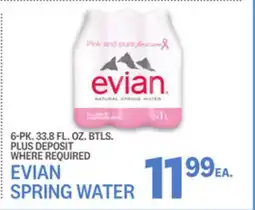 Kings Food Markets EVIAN SPRING WATER offer