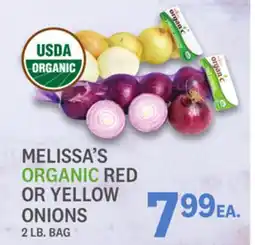 Kings Food Markets MELISSA'S ORGANIC RED OR YELLOW ONIONS offer