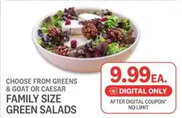 Kings Food Markets FAMILY SIZE GREEN SALADS offer