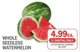 Kings Food Markets WHOLE SEEDLESS WATERMELON offer
