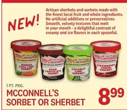 Kings Food Markets MCCONNELL'S SORBET OR SHERBET offer