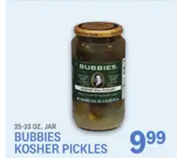 Kings Food Markets BUBBIES KOSHER PICKLES offer